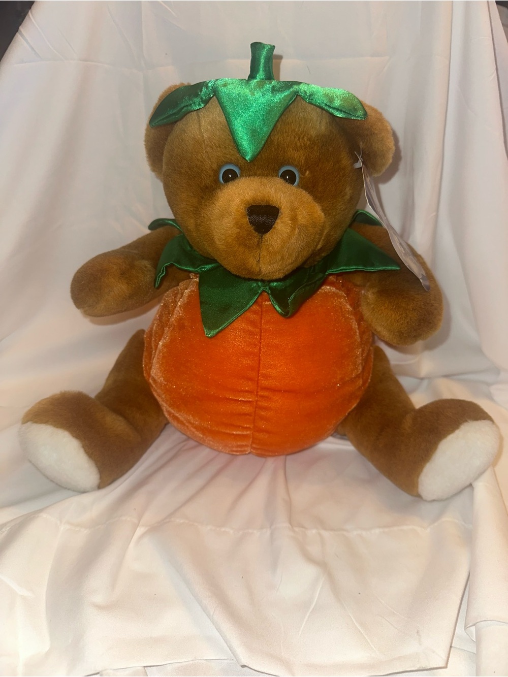 Sugar Loaf Halloween Pumpkin Teddy Bear Plush w/ Tag